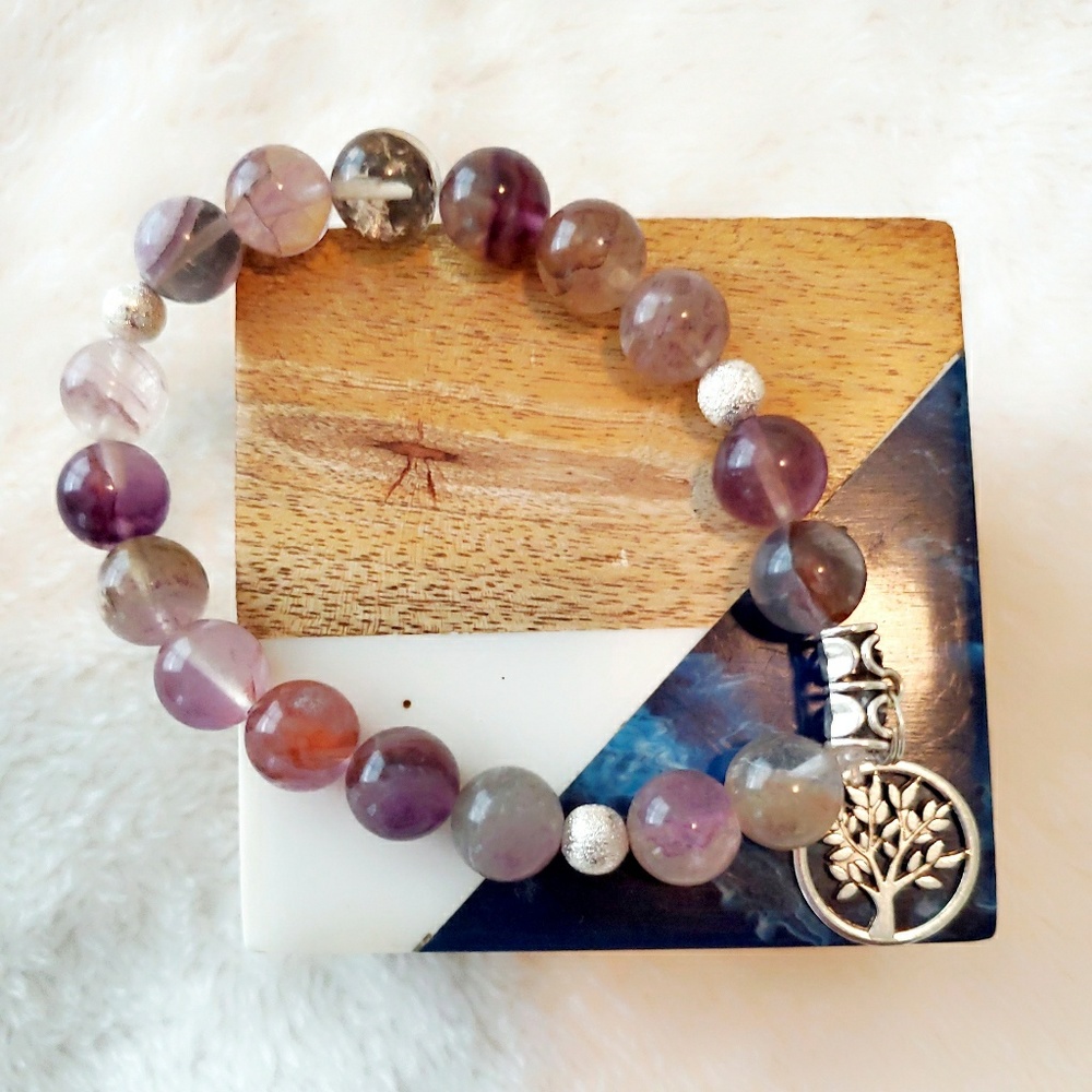 Crystal Healing Bracelet: Flourite